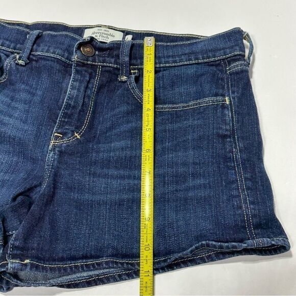 Abercrombie & Fitch Stretch Jean Shorts Size 4 - Picture 6 of 11